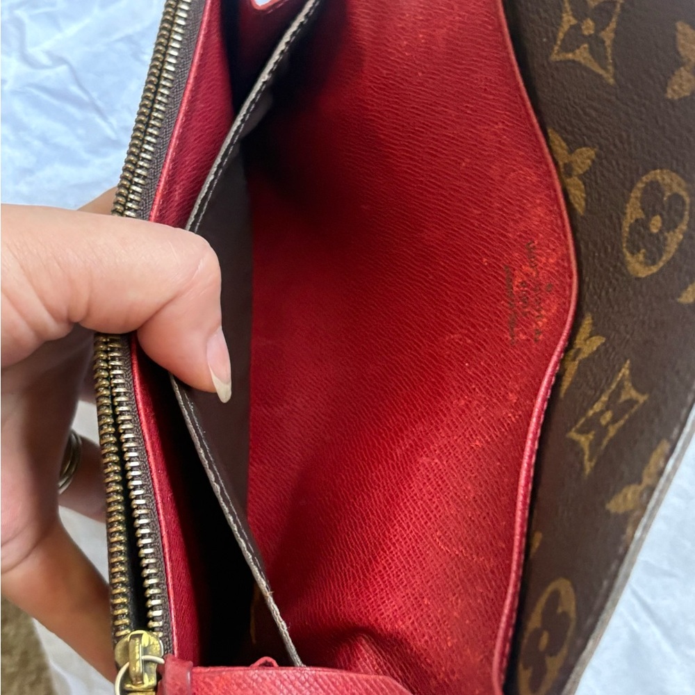 Auth Louis Vuitton Portefeuille Emily long bifold snap wallet - Picture 7 of 15